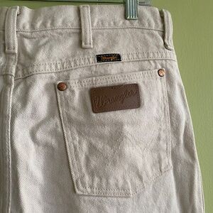 White Wrangler 936 men’s denim